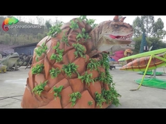 De Dinosaurussen Carnotaurus van Life Size Animatronic van de Animatronicfabrikant voor JuraPretpark