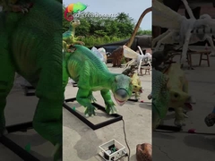 Realistische Levensgrote Animatronic-Dinosaurussen Iguanodon Modelweather resistance