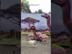realistische animatronische dinosaurus