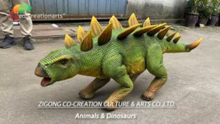 Lopende viervoetige robotdinosaurus Interactieve technologie