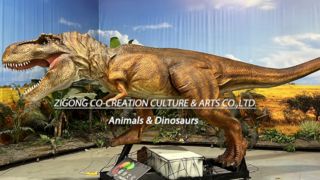 Ultrarealistische Animatronic T Rex voor themaparken