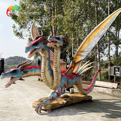 kopen Kunstmatige animatronische draken voor de decoratie van pretparken online manufacture