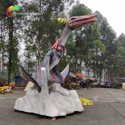kopen Van de het Materiaal het Realistische Levensgrote Dinosaurus van het themapark Model van Animatronic Dinosaur Pterosauria Model online manufacture