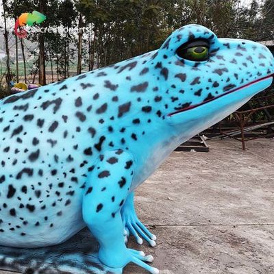 kopen Reuze Robotachtige Realistische Animatronic-Dieren Blauwe Realistische Valse Kikker 50hz 60hz online manufacture