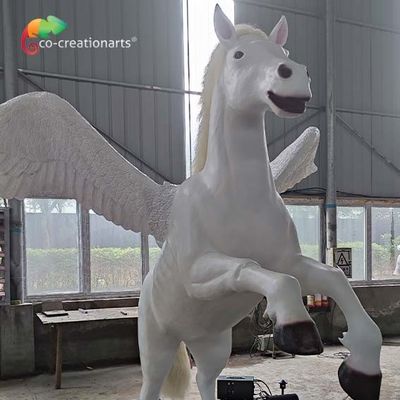 kopen Ce-van de Simulatie de Realistische Animatronic van het Weerbewijs van de Dierenpegasus Dieren van het de Pretpark online manufacture