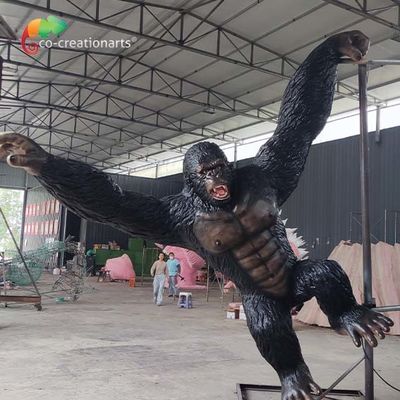kopen De klantgerichte Beweegbare Controle van Animatronic Gorilla For Theme Park Remote online manufacture