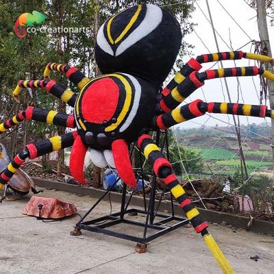 kopen De botanische Spin van Tuin Reuzeanimatronic met Web Levensgroot Levend Geluid online manufacture