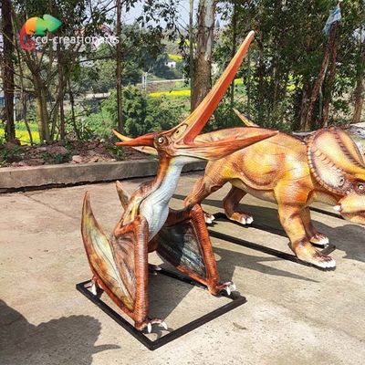 Goede prijs. 3D glasvezel Realistisch uitziende dinosaurussen worstelde Pterosauria standbeeld buiten online