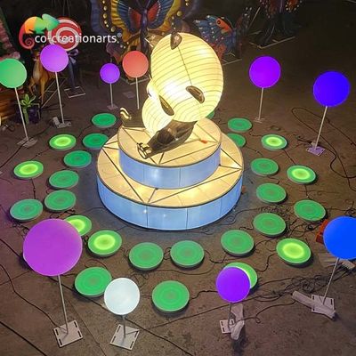 Het interactieve Spel Panda Lantern van de Muzieknota