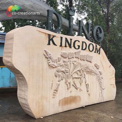 kopen Glasvezel Logo For Amusement Park Decoration van antiwater de Naar maat gemaakte Animatronics online manufacture