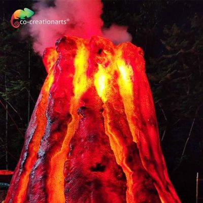 Glasvezel Volcano For Amusement Park van water de Afstotende Naar maat gemaakte Animatronics