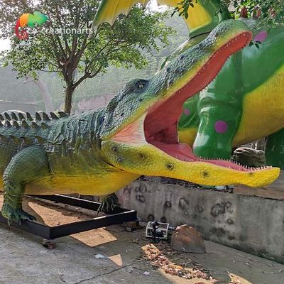 kopen Waterdichte de Dieren Levensgrote Krokodil van Animatronic van de dierentuintentoonstelling Realistische online manufacture