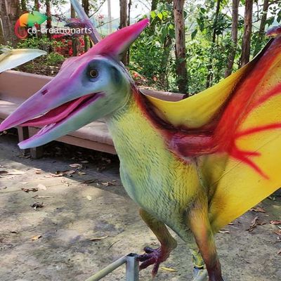 Van de Dinosaurusanimatronic Pterosaur van ISO 110VAC Realistisch de Speelplaatsmateriaal