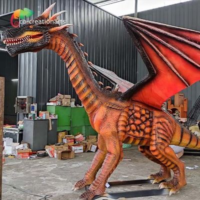 Animatronische Draak Requisieten Pretpark Decoraties Levensgrote Draken