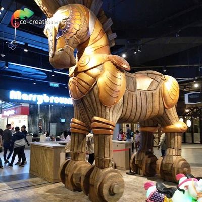 Themapark op maat gemaakt Animatronics Trojans-model