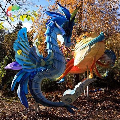 kopen Van het de Tentoonstellings de Chinese Festival van het aquariumvermaak van het de Lantaarnszeepaardje Dierlijke Lantaarns online manufacture