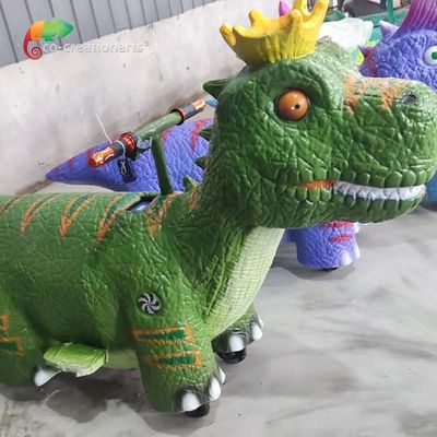De Dinosaurus Elektrische Rit van het winkelcentrumplein met de norm van Muziekce