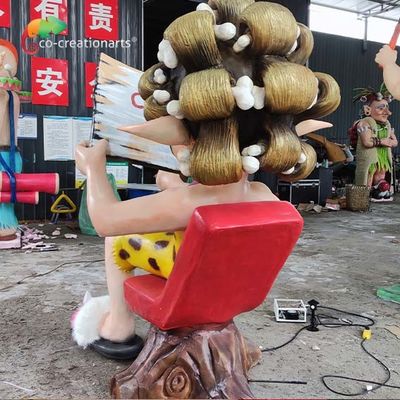 kopen Het regendichte Naar maat gemaakte Animatronics-Standbeeld van het Beeldverhaalkarakter voor Park toont online manufacture
