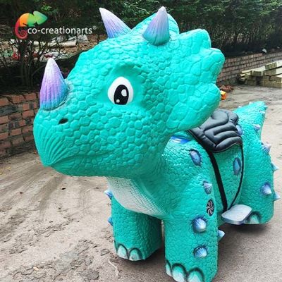 Goede prijs. Blauwe kleur Batterij aangedreven Dinosaurus Ride op slijtvastheid online