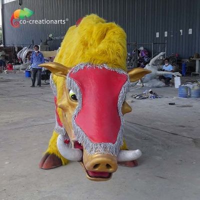kopen Kostuum Animatronics van het Snowproof het Gele Everzwijn voor Twee Volwassenen online manufacture