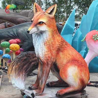 kopen 1,6 Meters van de Hoogteglasvezel van Animatronic de Vos voor Speelplaats online manufacture