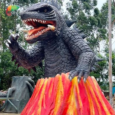 kopen Het openluchtmonster Volcano In Amusement Park van Douaneanimatronics Godzilla online manufacture