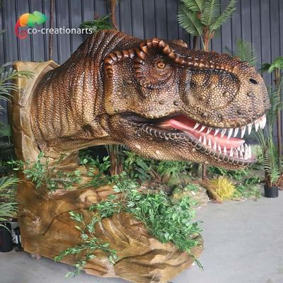 kopen De levensgrote Juracontrole van Wereldanimatronic T Rex Head Dinosaur Infrared Sensor online manufacture