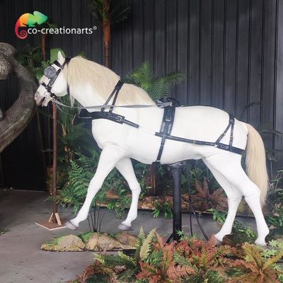 kopen De Ridable Gesimuleerde het Lopen Dieren van Paard Realistische Animatronic voor Vermaaktentoonstelling online manufacture