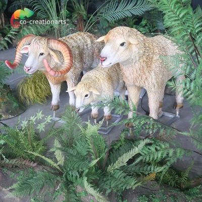 kopen De blauwe Gesimuleerde Dieren van 110v Animatronic Schapen voor Dierlijke Tentoonstellingen online manufacture