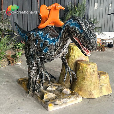 Goede prijs. Ce Gecertificeerde Animatronische Dinosaurus Ride Velociraptor Ride 4m Lengte online