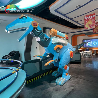 kopen Gepersonaliseerd robot-glasvezel dinosaurusmodel voor pretpark decoratie online manufacture