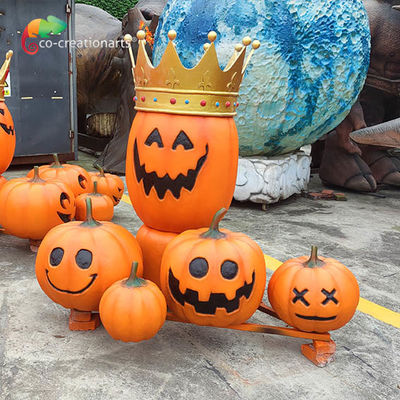 kopen Hoogwaardige glasvezel Animatronische Weerbestendige pompoen Decoratie Halloween Festival online manufacture