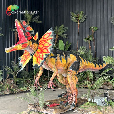 kopen Realistisch geluid levensechte bewegingen Dilophosaurus Dinosaurus voor tentoonstelling online manufacture