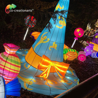 Traditionele magische thema Chinese nieuwjaar lantaarns voor festival decoratie