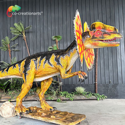 kopen Simulatie Dinosaurus Water Spray Animatronische Dilophosaurus Voor Jurassic Them Park Decoratie online manufacture