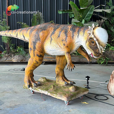 kopen Levensgrote Animatronische Dinosaurus gesimuleerde Pachycephalosaurus Gevecht voor Jurassic Theme Attractie online manufacture