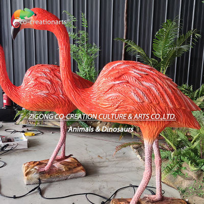 kopen Animatronische levensgrootte Flamingo Simulatie Dieren Voor Theme Park Decoratie online manufacture