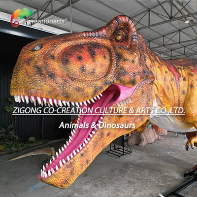 kopen Reuzen 18m T-Rex Animatronische Dinosaurussen Voor Theme Park Decoratie online manufacture
