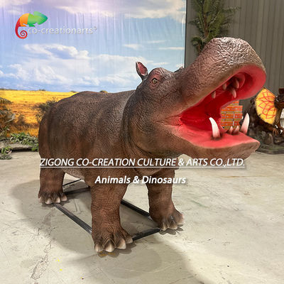 kopen Realistische animatronische dieren gesimuleerde nijlpaard voor de decoratie van dierentuinen online manufacture