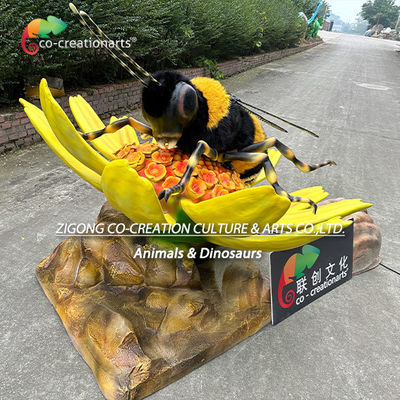 kopen Animatronische insecten aangepast Animatronische bijen met bloemen voor het decoreren van pretparken online manufacture