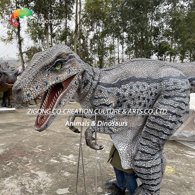 Wearable Velociraptor Animatronic Dinosaur kostuum: levensechte performance attractie voor interactieve tentoonstellingen