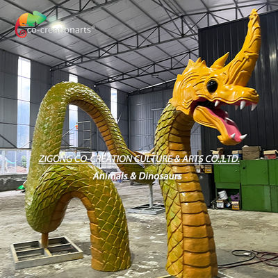 kopen Realistische Animatronische Oosterse Draak: Lichtgevende Schubben & Dynamische Bewegingen Voor Meeslepende Themapark Exposities online vervaardiging