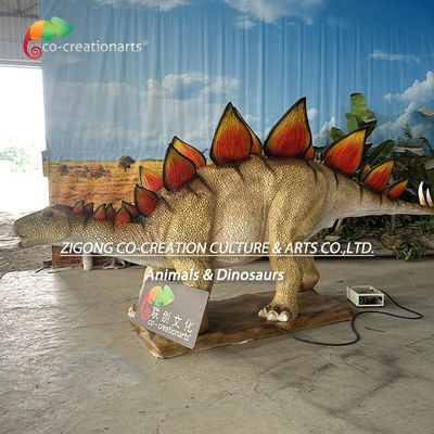 Realistische Animatronic Dinosaur Stegosaurus: Getextureerde huid, dynamische brul & levendige rugplaten voor meeslepende tentoonstellingen