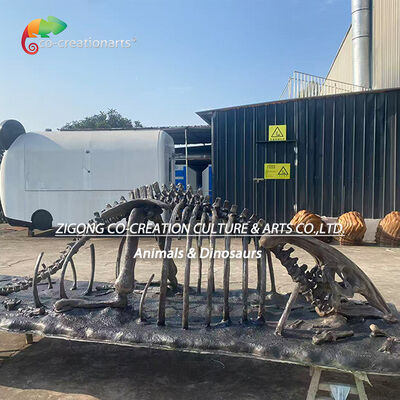 kopen Glasvezel dinosaurus skelet fossiele resten Parasaurolophus skelet replica's online vervaardiging