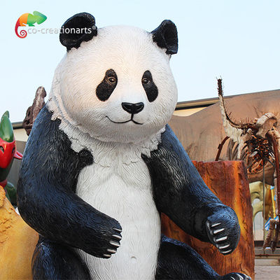 Goede prijs. De Glasvezel Animatronic Panda Illuminated For Shopping Mall van het waterbewijs online