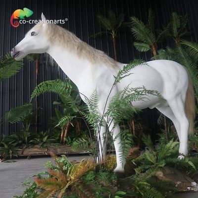 Goede prijs. Gesimuleerd Wit Animatronic-Paard voor Pretparktentoonstelling online