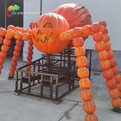 Goede prijs. Klantgerichte de Pompoenspin van Glasvezelanimatronic Halloween voor Halloween-Festival online